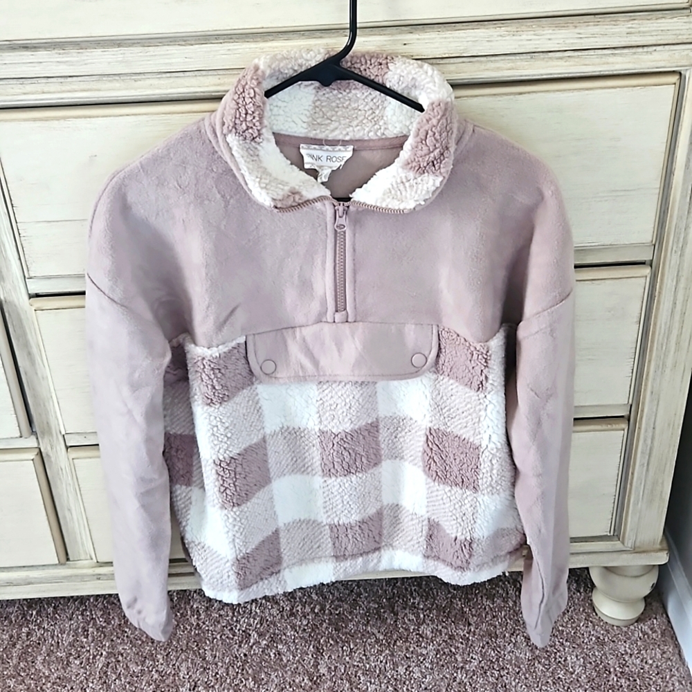 Medium Pink Rose Sweater